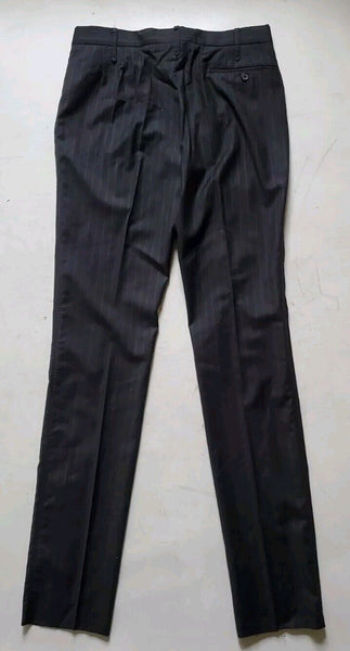 PAUL SMITH Suit Slim Fit Jkt 40 R Trs 32 Black Pinstripe Japan Import Rrp £1650