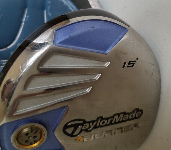 Womens TAYLORMADE BURNER Driver 3 Wood 15 Degree REAX L Superfast RH With Cover