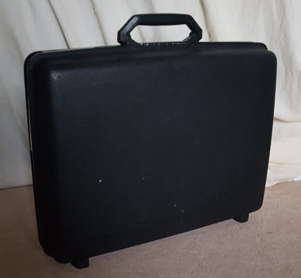 SAMSONITE Briefcase Attache XL Small Suitcase Vintage 80's Hardshell Black