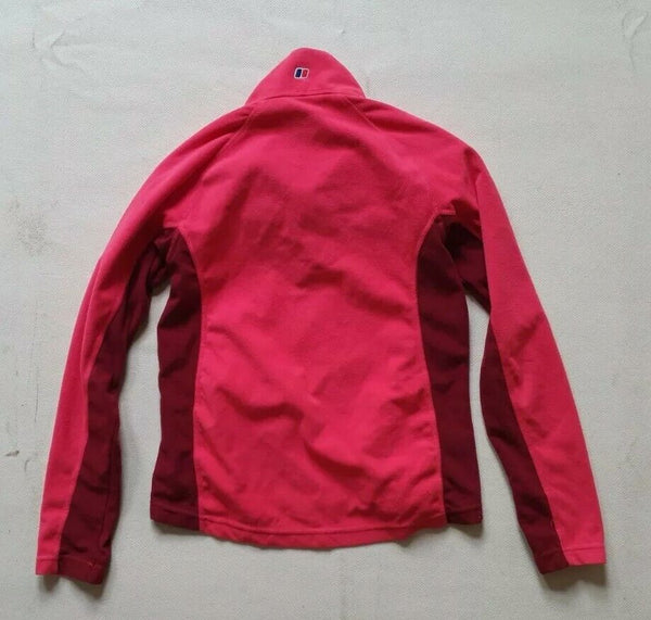 BERGHAUS FLEECE Womens S Quarter Zip Pink