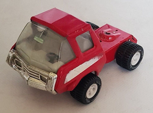 TONKA Semi Truck Cab Red 8 Inch Pressed Steel USA 1970's