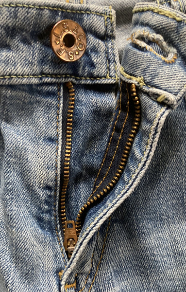 LEVIS 518 Jeans Womens W 30 L 30 Bootcut Fit Blue Denim Red Tab - 196