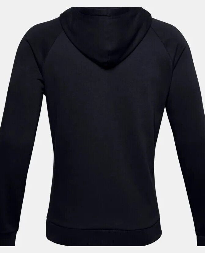 UNDER ARMOUR Hoodie Sweatshirt Mens S Coldgear Black Loose Fit
