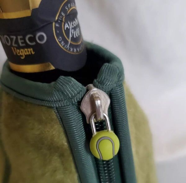 LANSON Champagne Wimbledon Cooler Jacket Cover - Green Tennis Court - Rare Model
