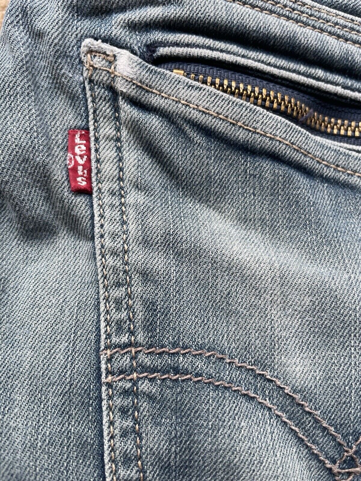 Womens Levis Jeans 511 W 29 L 32 Blue Denim Red Tab C12