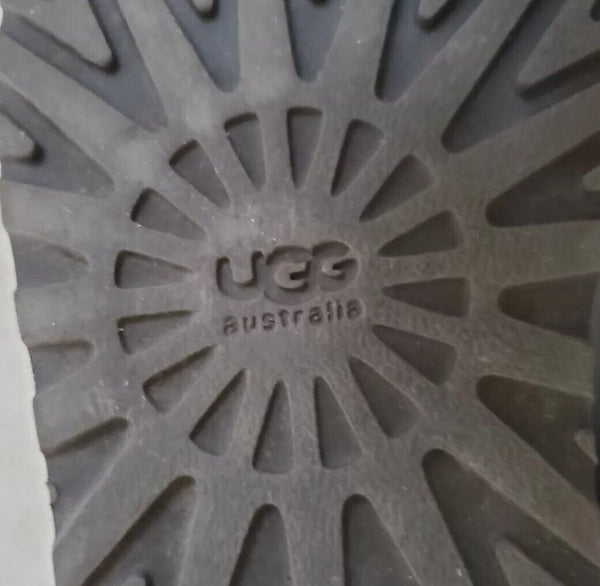UGG Boots Classic Cardy Knit Sweater Sock Grey Womens Uk 5 Eu 38 Vintage Y2K