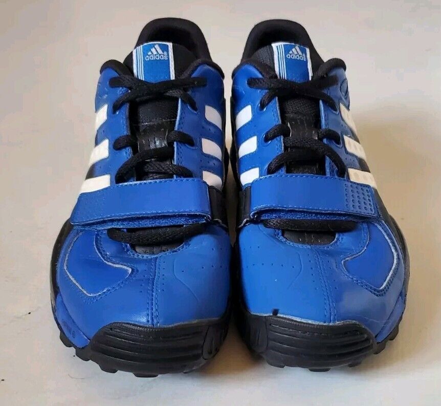 ADIDAS POWERLIFT Weightlifting Shoes Gym Trainers - UK 6.5 Blue Mint Condition