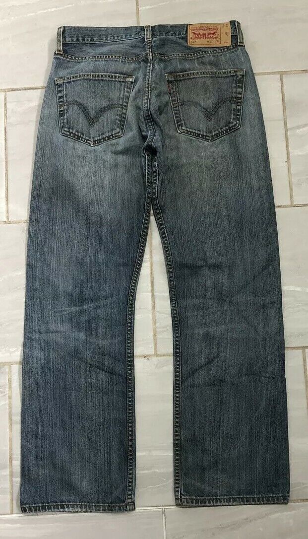 Vintage Levis 501 Jeans Mens W 32 L 30 Blue Denim No 105