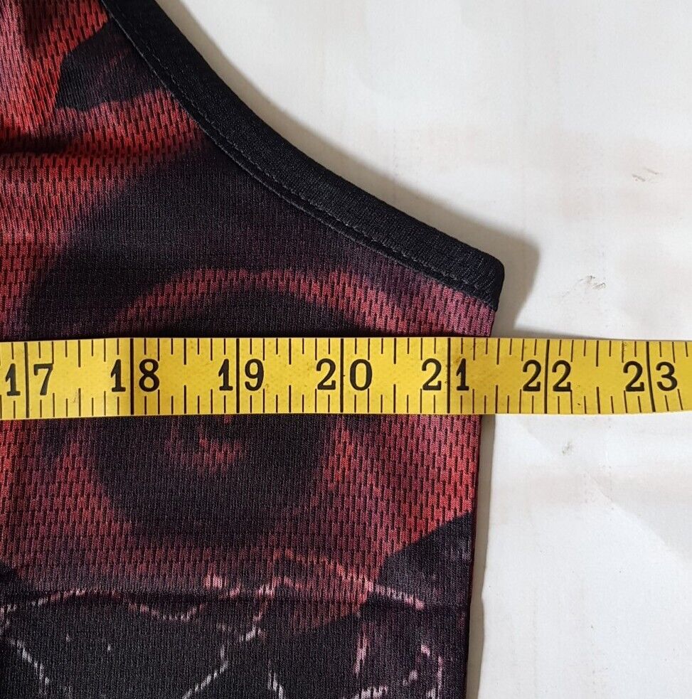 Designer Vest T Shirt Mens XL Italian Limited Edition Cotton Lycra Stretch