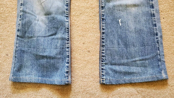 LEVIS 525 Cropped Jeans Womens W26 L24 vintage blue denim red tab