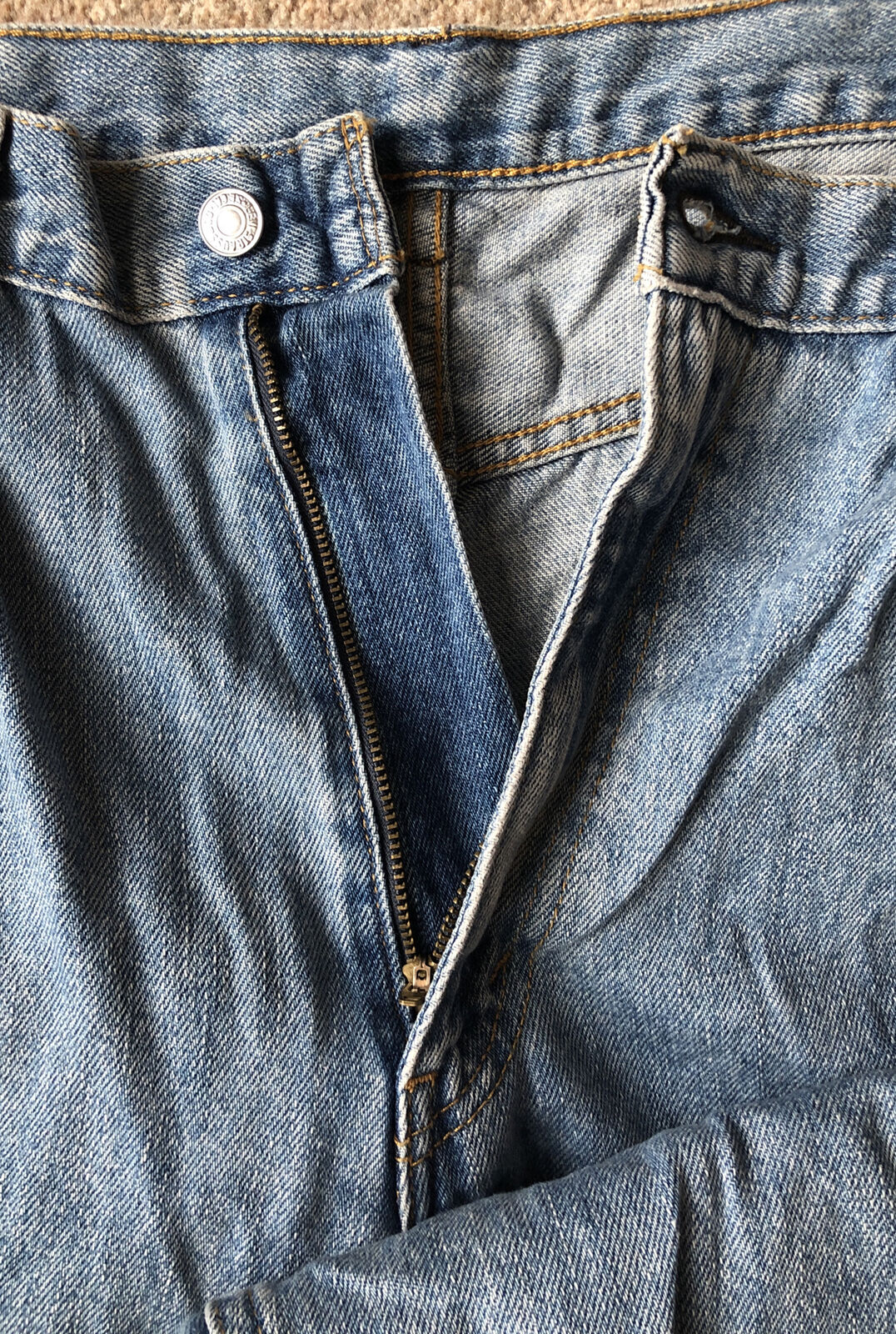 LEVIS 550 Jeans Mens W 36 L 30 Classic Fit Blue Denim Red Tab No 1228
