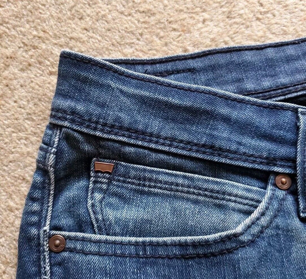 Womens Levis Jeans Demi Curve Skinny W 30 L 32 Blue Denim Red Tab C1