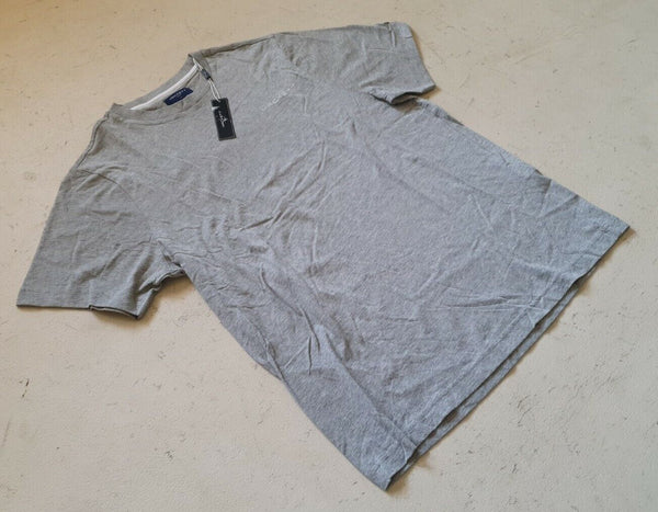 HACKETT Golf T Shirt Tshirt Mens Size M Metal Heather Grey Cotton New With Tags