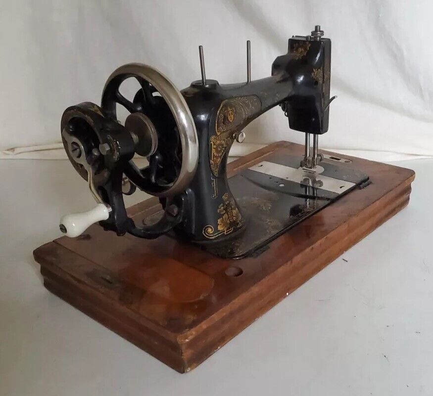 Antique Harris Sewing Machine Vintage 1910 Stoewer - Serviced Tested Working