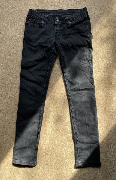Womens Levis Jeans 511 W 26 L 30 Slim Fit Black Denim Red Tab C16