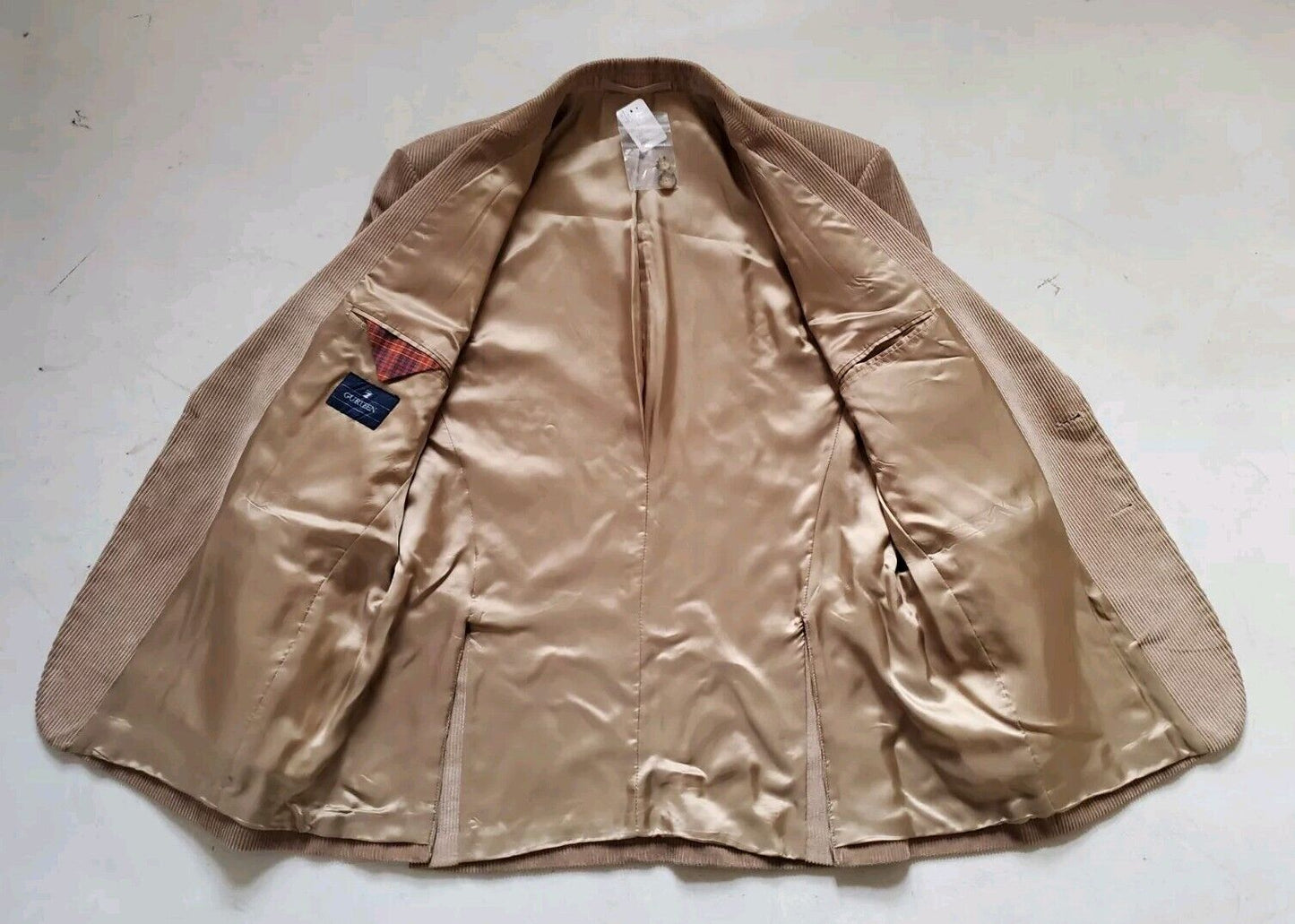 Gurteen Corduroy Jacket Blazer Coat Mens 42 S Camel Cotton