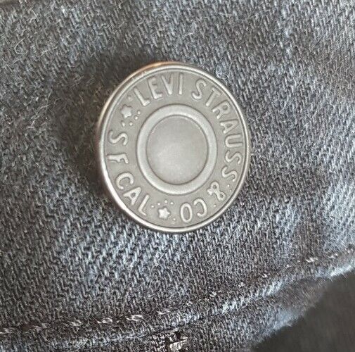LEVIS 511 Jeans W 30 L 28 Classic Fit Vintage Black Denim Black Tab (216)
