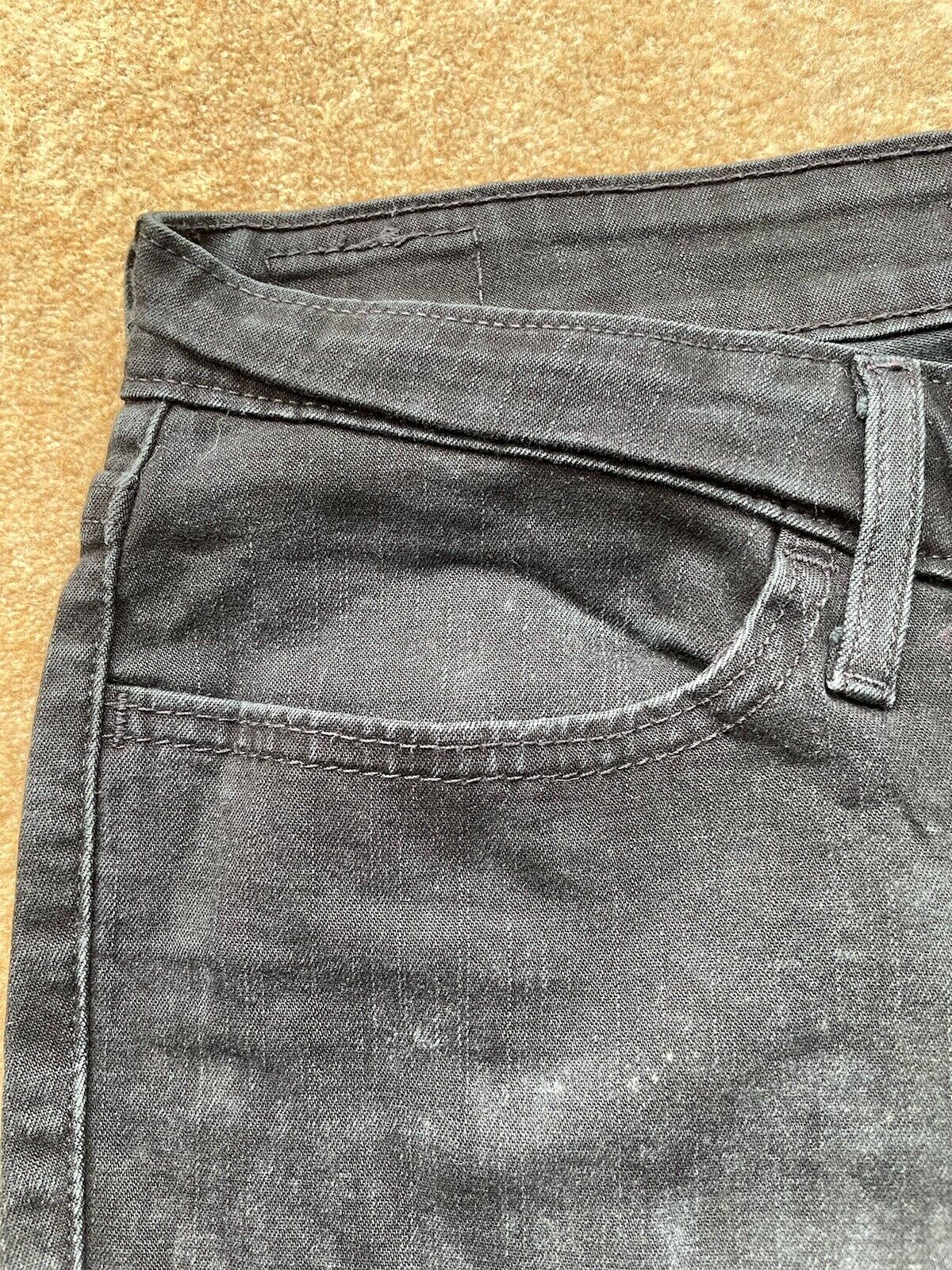 Womens Levis Jeans Skinny Legging W 30 L 32 Black Denim Red Tab C15