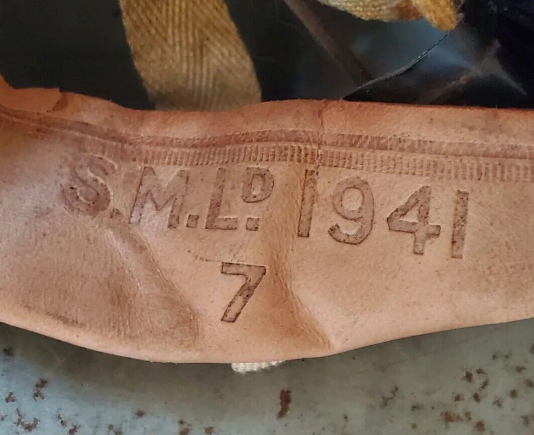 WW2 British Home Front Fire Wardens Helmet SMLD 1941 Inc Lining Zuckerman