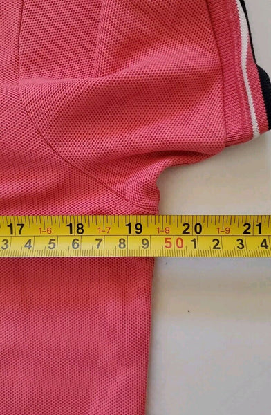HUGO BOSS Golf Polo Shirt Mens S Moisture Manager Pink