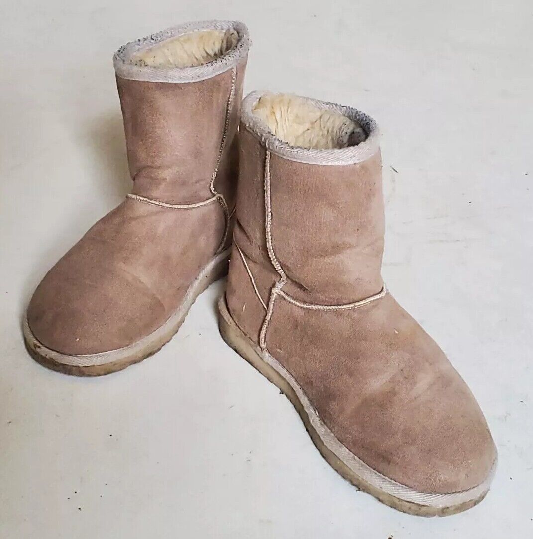 UGG Boots Classic Short Wheat Suede Shearling Lined Uk 3.5 Eu 36.5 Vintage Y2K