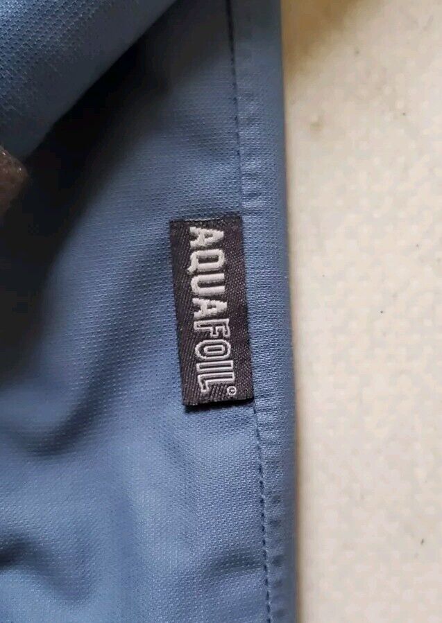 Berghaus Jacket Coat Womens 14 Aquafoil Blue Foldaway Hood Mesh Lined Waterproof