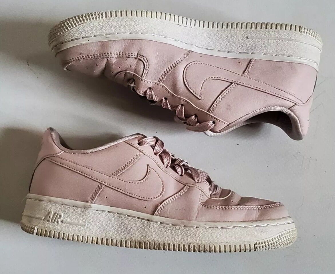 NIKE AIR FORCE 1 Womens Trainers Uk 4.5 Eu 37.5 Pink White Leather