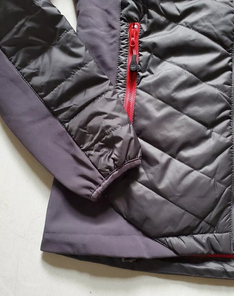 JACK WOLFSKIN Jacket Womens L Flexshield Insulated Grey and Red Was £180