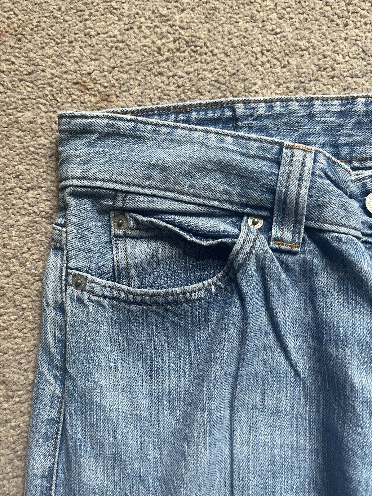 LEVIS 529  JEANS Mens W 33 L 32  vintage blue denim red tab regular fit A138