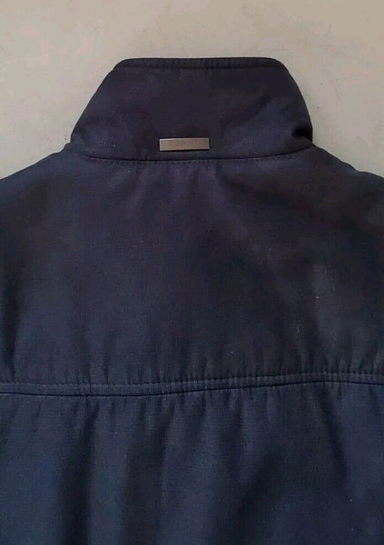 Bugatti Puffer Jacket Coat Mens L Navy Blue Designed In Germany
