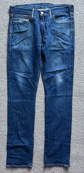 LEVIS 510 JEANS Mens W 34 L 32  vintage blue denim red tab regular fit A129