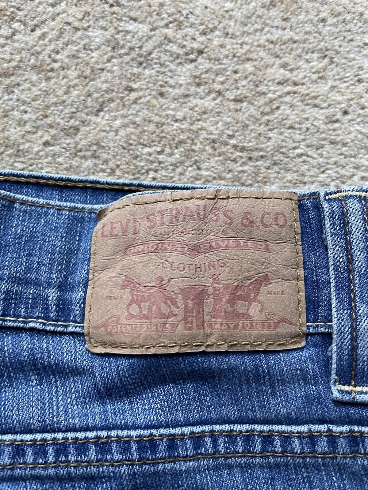 Womens Levis Jeans 511 W 29 L 34 Blue Denim Red Tab C13