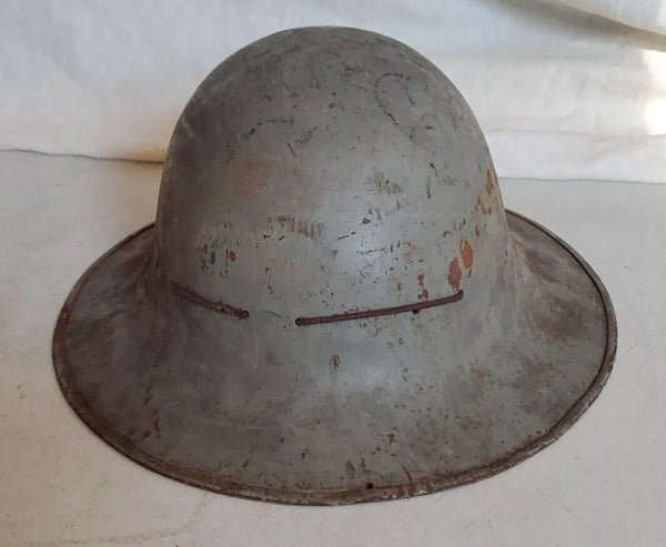WW2 British Home Front Fire Wardens Helmet SMLD 1941 Inc Lining Zuckerman