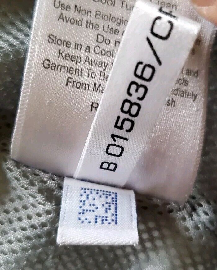 Berghaus Jacket Coat Womens 14 Aquafoil Blue Foldaway Hood Mesh Lined Waterproof