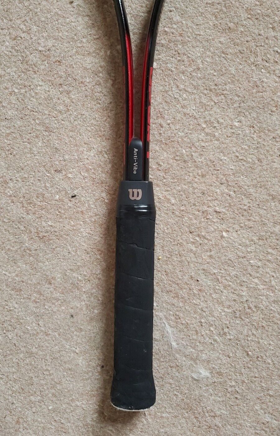 WILSON DEFENDER Squash Racket Anti-Vibe Aerodynamic Red Black With Cover