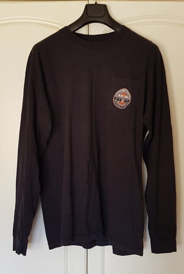 HARLEY DAVIDSON Tshirt Mens XL Black Vintage 90s Orlando Florida