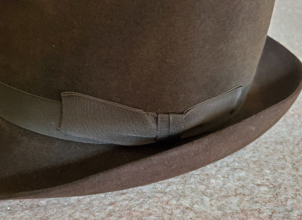 CHRISTY'S HAT Epsom Trilby Mens Small 6 3/4 Sable Brown Fine Felt