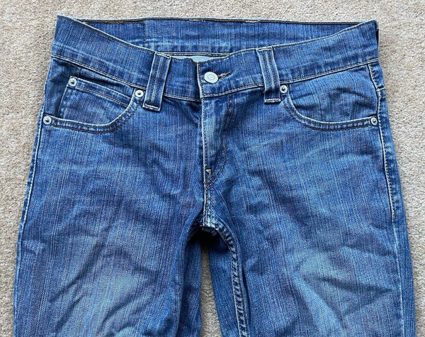 Womens Levis Jeans 511 W 29 L 34 Blue Denim Red Tab C13