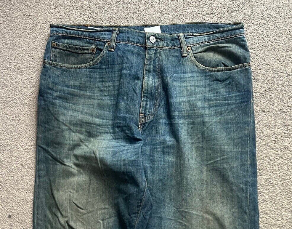 LEVIS 751 Jeans Mens W 36 L 32 vintage blue denim red tab regular fit A147
