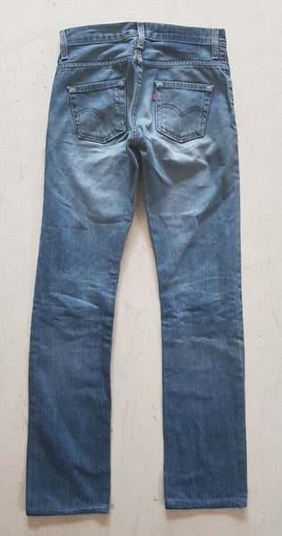 Womens LEVIS 511 JEANS W 28 L 31 Classic Fit Blue Denim No. 191