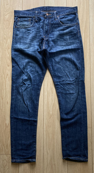 LEVIS 520 Jeans Mens W 34 L 32 Vintage Blue Denim Red Tab Regular Fit No 132