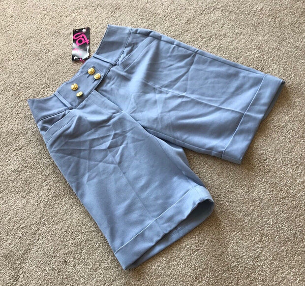 TG SHORTS Girls Age 12 - 16 Waist 26 Inches Pale Blue