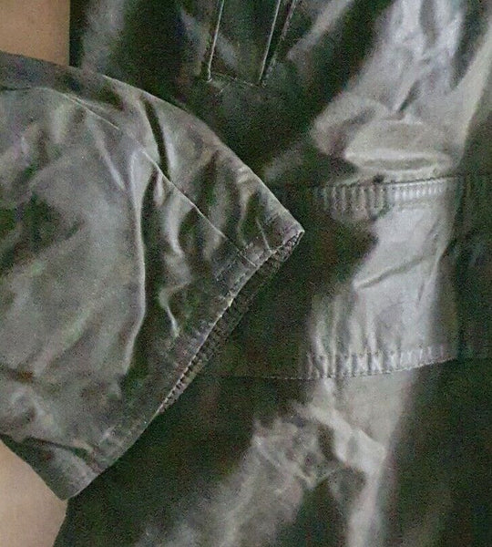 ROBERT RED Wax Jacket Coat Mens XL Green Waxed Cotton Vintage Made In UK No 59