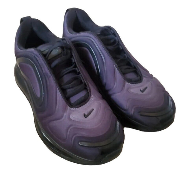 NIKE Air Max 720 GS Trainers Sneakers Womens UK 4.5 EU 37.5 All Black MINT