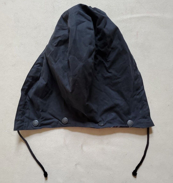 ORVIS WAX HOOD ONE SIZE NAVY BLUE Made in UK