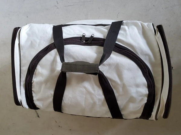 Vintage Moet Chandon Duffle Bag Xl Holdall Cream Canvas British Open 90's