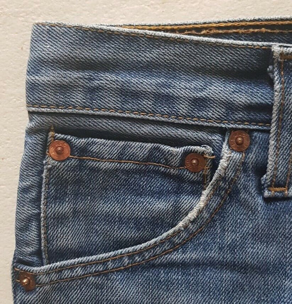 Womens LEVIS 511 JEANS W 28 L 31 Classic Fit Blue Denim No. 191