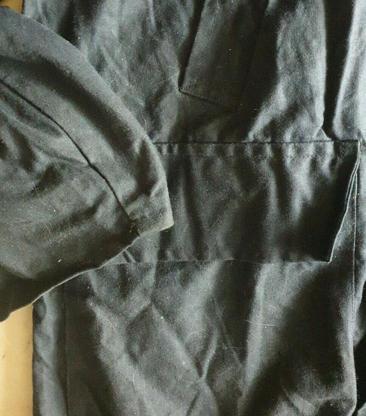 BRITISH CLOTHING Co Wax Jacket Coat Mens M Blue Vintage Made In UK (65)