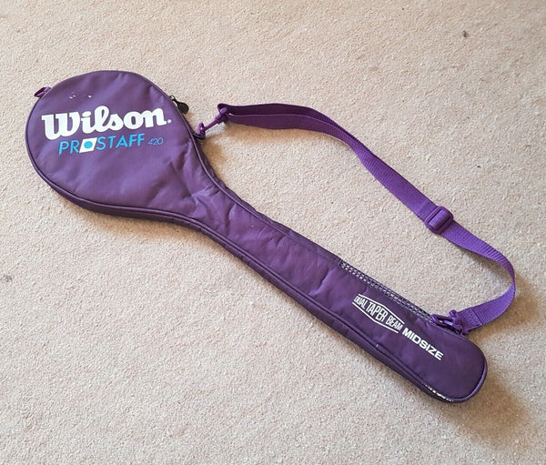 Wilson Prostaff 420 Squash Racket with Case Purple Graphite Mid Size