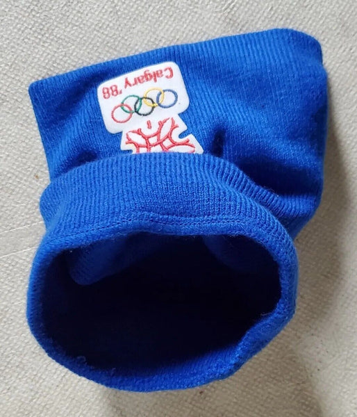 CALGARY 88 WINTER OLYMPICS Snood Scarf Blue Canada New - Never Worn